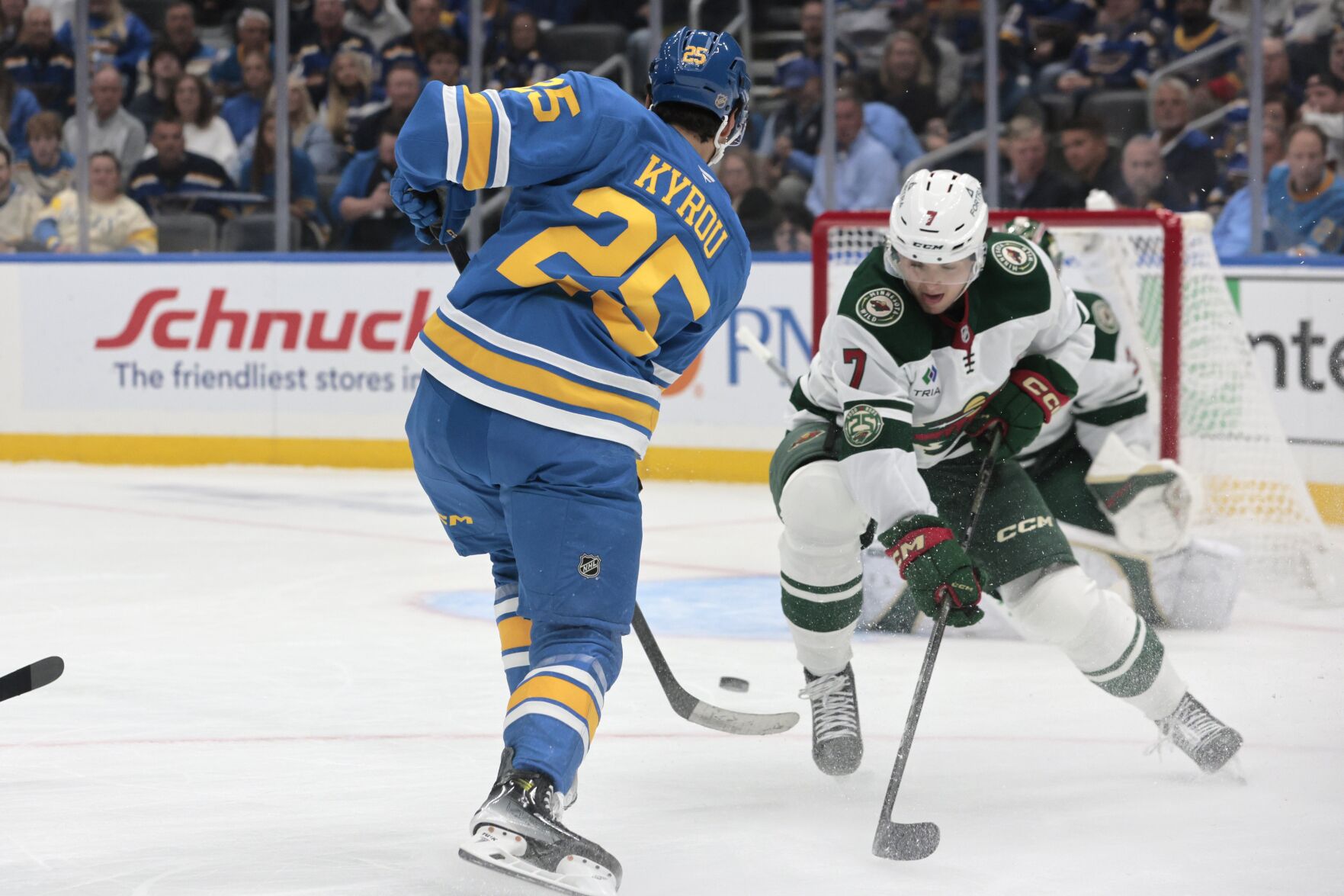 The ×îÐÂÐÓ°ÉÔ´´ Blues host the Minnesota Wild in the Blues season opener